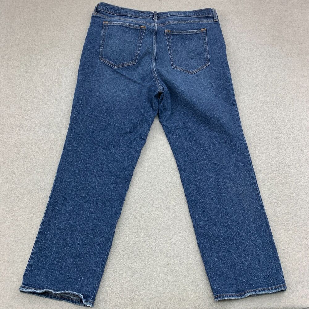 Abercrombie & Fitch Jeans 35/20R 90s Straight Ultra High Rise Stretch Denim - Picture 12 of 16